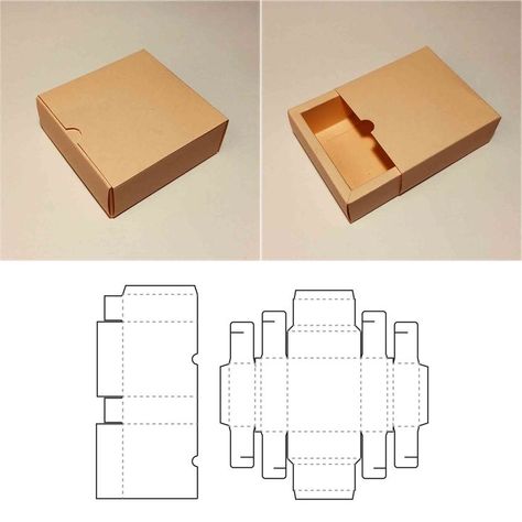 Box Outline Template, Sliding Box Template, Cricut Packaging Box Templates, Paper Box Template With Measurements, Cricut Boxes Templates, Carton Box Diy Decoration, Box Template With Measurements, Cute Box Template, Cricut Box Templates Free