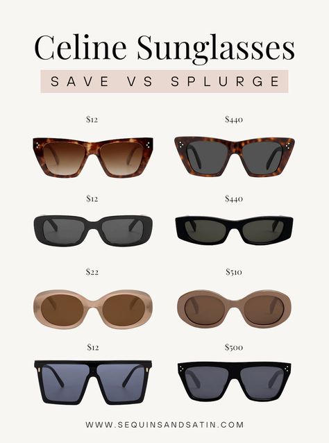 Sharing the best Celine sunglasses dupes from amazon! These are all great designer inspired sunglasses from amazon that you definitely need in your collection. Designer dupes, designer inspired, amazon designer dupes, amazon designer sunglasses dupes Celine Sunglasses Cat Eye, Celine Glasses Sunglasses, Trendy Sunglasses 2024, Amazon Sunglasses, Luxury Wishlist, Celine Glasses, Sunglasses Celine, Flat Top Sunglasses, Sunglasses 2024