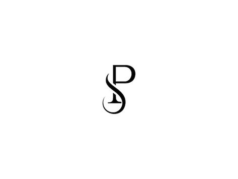 Sp Name Tattoo, P And S Letter Together Tattoo, S And P Tattoo, Sp Tattoo Design, P S Logo Design, Sp Initials Logo, S P Logo Design, Sp Name Logo, Sp Tattoo Letter Design