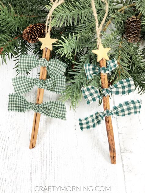 Stick Ornaments, Stick Tree, Crafty Morning, Stick Christmas Tree, Ideas Navidad, Christmas Crafts For Adults, Fabric Christmas Trees, Easy Christmas Gifts, Homeschool Activities