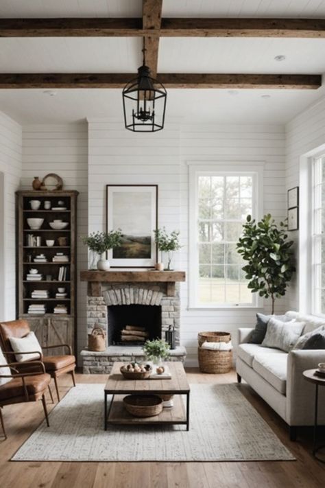 Simplicity Meets Elegance: Ultimate Guide to Minimalist Living Room Decor - West Magnolia Charm Modern Farmhouse Living Room Joanna Gaines, Modern Farmhouse Living Room Ideas, Farmhouse Living Room Ideas, Farmhouse Living Room Decor Ideas, Rustic Farmhouse Living Room, Minimalist Living Room Decor, Modern Farmhouse Living, Modern Farmhouse Living Room, Farmhouse Ideas