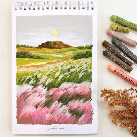 Oil Pastels Drawing, Soft Pastel Art, Oil Pastels Painting, Pastel Crayons, Oil Pastel Paintings, Oil Pastel Art, Oil Pastel Drawings, Pastel Paintings, Crayon Art