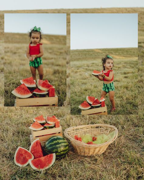 Watermelon Mini Session Ideas, Watermelon Mini Session, Summer Mini Session Ideas, Watermelon Photoshoot, Photography Set Up, Mini Photo Sessions, Toddler Photoshoot, Toddler Photos, Idea Photo