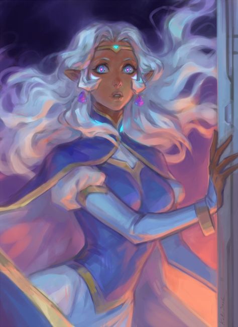 Voltron Princess Allura, Voltron Characters, Allura Voltron, Voltron Allura, Princess Allura, Voltron Fanart, Black Artwork, Voltron Legendary Defender, High Fantasy