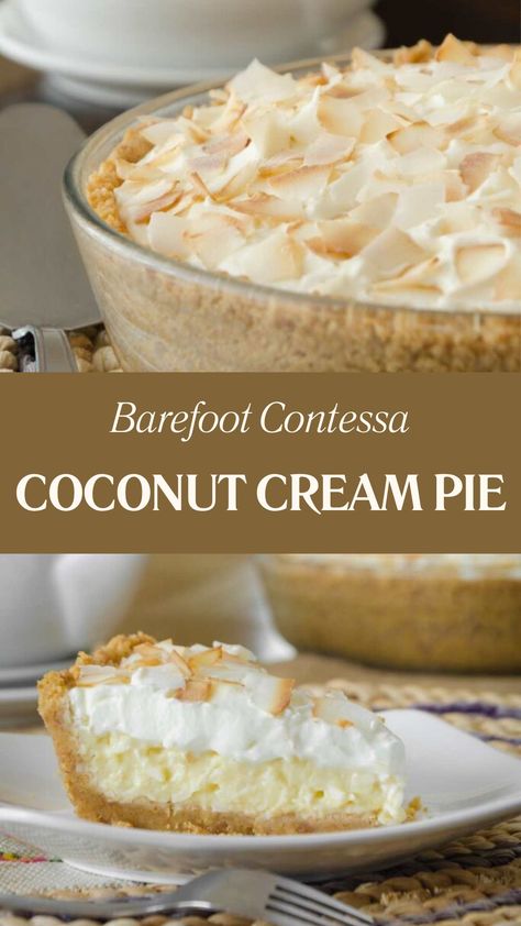 Barefoot Contessa Coconut Cream Pie White Christmas Pie Coconut, Smitten Kitchen Coconut Cream Pie, Amazing Coconut Pie, Ina Garten Pie Crust, Mile High Coconut Cream Pie, Best Coconut Cream Pie Recipe Ever, Martha Stewart Coconut Cream Pie, Old Fashioned Coconut Pie, Coconut Cream Pie Meringue