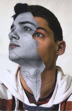 Manny Robertson, Face Collage, Collage Foto, Frida Art, Gcse Art, Art Brut, Arte Sketchbook, Identity Art, A Level Art