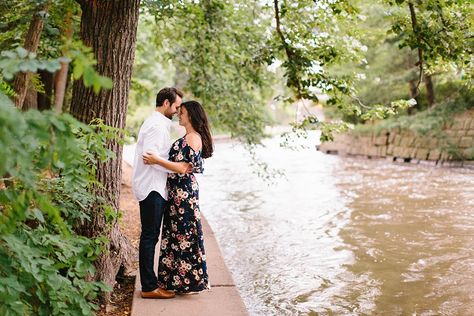 Naperville Riverwalk Engagement Photos, Engagement Photos Riverwalk, Riverwalk Engagement Photos, Walk Photoshoot, Naperville Riverwalk, River Walk, Engagement Pics, Live Concert, Photo Look