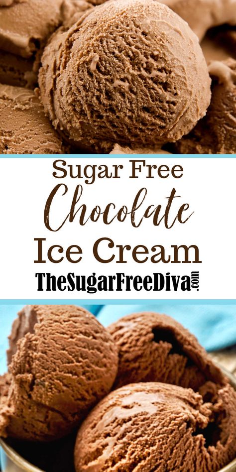 Low Sugar Homemade Ice Cream, Sugar Free Cool Whip Ice Cream, Bariatric Ice Cream Recipes, No Sugar Ice Cream Recipe, Homemade Sugar Free Ice Cream, Ice Cream For Diabetics, Sugar Free Ice Cream Recipes, Healthy Chocolate Ice Cream Recipe, Homemade Healthy Ice Cream