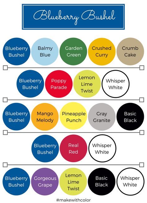 Color of the Week - Blueberry Bushel - Mackenzie Makes Blueberry Pictures, Stampin Up Color Combinations, Stampin Up Color Combos, Stampin Up Colors, Color Of The Week, Patriotic Cards, Flamingo Color, Pictures To Color, Grape Color