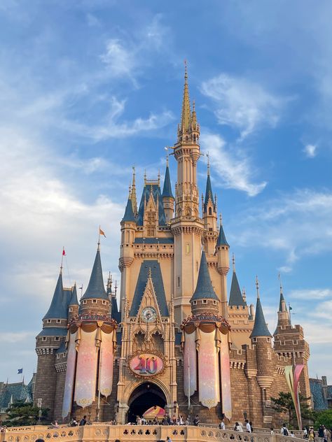 Tokyo Disneyland Castle, Tokyo Japan Disneyland, Disneyland Tokyo Aesthetic, Universal Tokyo, Japanese Disneyland, Tokyo Disneyland Aesthetic, Disney World Japan, Japan Presentation, Japan Disneyland