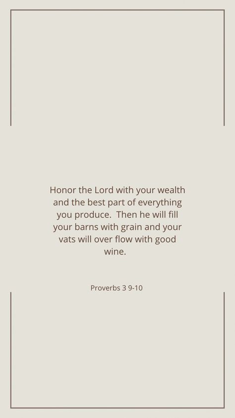 Proverbs 3:9-10, Wealth Scriptures, Be Still And Know, Online Graphic Design, Proverbs 3, 2024 Vision Board, Social Media Posts, 2024 Vision, Proverbs