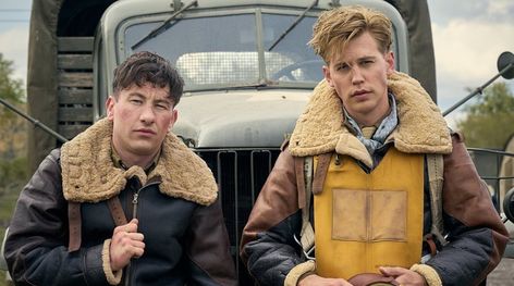 Masters Of The Air, 1940s Outfits, Leather Flight Jacket, Callum Turner, Barry Keoghan, Ensemble Cast, Band Of Brothers, Austin Butler, Tv Actors