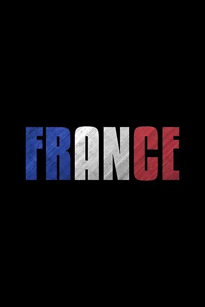 A bold text design with an awesome font that features a beautiful overlay of the flag of France. Taking cool logos to the next level. France Logo, Flag Of France, Highlight Ig, Gold Design Background, Fifa 2022, France Flag, Anime Military, French Flag, Bold Text