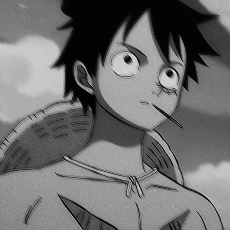 Luffy Dark, Dark Icons, Monkey D Luffy, Anime, Black