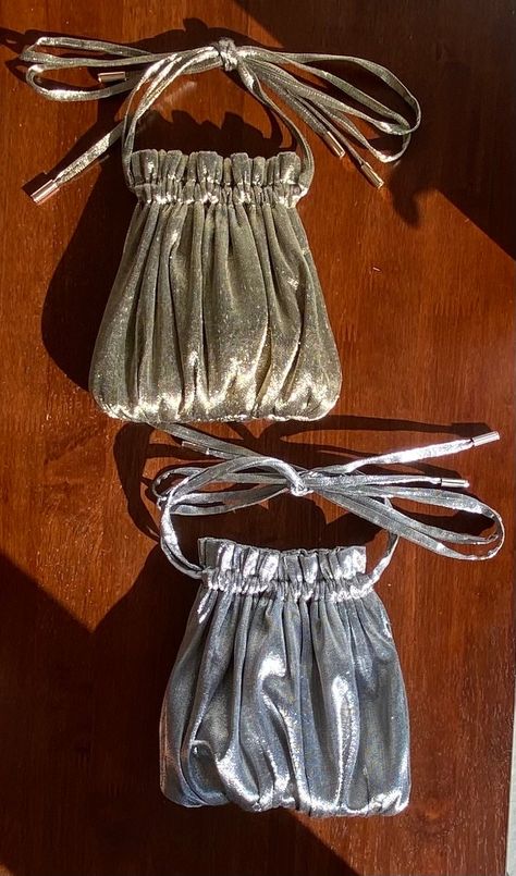 Gold or Silver Tote Bag Purse Handmade Luxury Metallic Fabric Gift for Her Wedding Occasion Evening Drawstring Handle - Etsy Canvas Bag Design, Wedding Bags, Silver Bags, Potli Bags, Silver Fabric, Fabric Accessories, Wedding Bag, Metallic Fabric, Mini Tote Bag