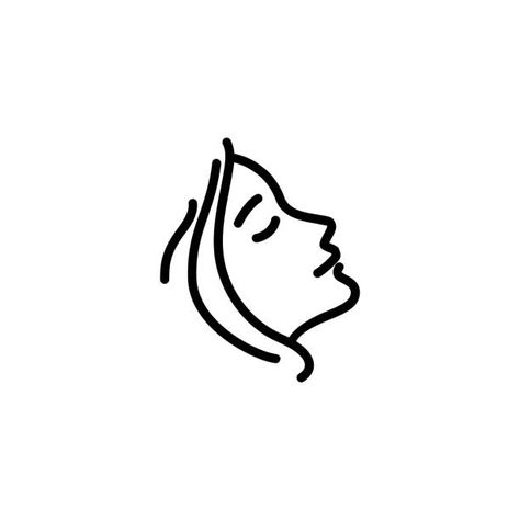 Face Icon Logo, Skincare Icon, Logo Design Women, Woman Profile, Illustrated Poster, Logo Face, Logo Minimal, Info Graphic, Playing Cards Design