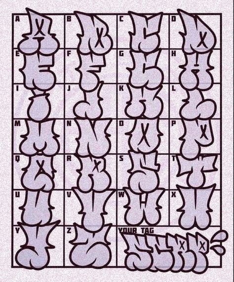 Fonts Design Graffiti Names Ideas, Throwies Graffiti Alphabet, Graffiti Art Ideas, Cool Graffiti Letters, Graphitti Letters Fonts, Font Graffiti, Letters Graffiti, Fonts For Logos, Top Free Fonts