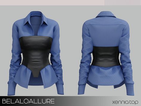 Corset Over Shirt, Lotes The Sims 4, Die Sims 4, Sims 4 Game Mods, Sims 4 Expansions, Sims 4 Cc Folder, Sims 4 Dresses, Sims 4 Characters, Sims 4 Mm