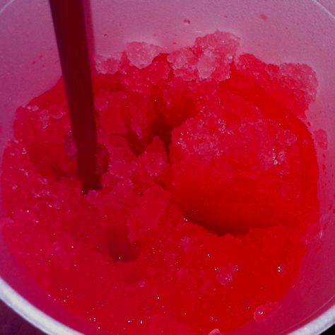 Cherry slushy from sonic! Cherry Slushie Aesthetic, Ace Copular, Cherry Slushie, Cherry Flavor, Summer Food, Slushies, Gorillaz, Favorite Food, Green Apple