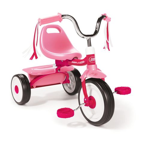 Radio Flyer Tricycle, Pink Radio, Motorized Tricycle, Folding Tricycle, Kids Trike, Toddler Bike, Pink Bicycle, Tricycle Bike, Doll Carrier