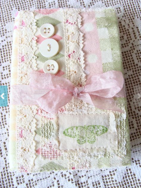 Diy Fabric Journal, Journal Decoration Ideas Cover, Cute Journal Covers, Aesthetic Journal Cover, Fabric Journal Covers, Cloth Journal, Book Cover Fabric, Junk Journal Covers, Composition Notebook Covers