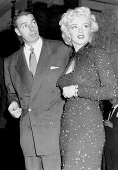 Joe Dimaggio Marilyn Monroe, Norma Jean Marilyn Monroe, Elia Kazan, Imperial Hotel, Korea Dress, Gentlemen Prefer Blondes, Joe Dimaggio, Marilyn Monroe Photos, Famous Couples