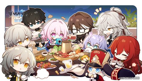 Honkai Star Rail Pom Pom, Star Rain, Honkai Starrail, Dan Heng, Star Trails, Fandom Games, Have A Good Time, Honkai Impact, Throw A Party