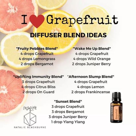 Grapefruit Essential Oil Blends Cinnamon Oil Uses, Spa Stuff, Doterra Blends, Doterra Diffuser, Doterra Diffuser Blends, Doterra Oil, Essential Oil Combinations, Doterra Essential Oils Recipes, Healing Essential Oils