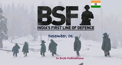 The Border Security Force (#BSF) is the border defence organisation of India. It was raised in the wake of the 1965 War on 1 #December 1965, "for ensuring the security of the borders of #India and for matters connected there with". #drbgrawareness2019, #drbgrpublications Bsf Raising Day, Border Security Force, Billionaire Life, Force India, December 01, 1 December, Do Or Die, India First, Defence Force