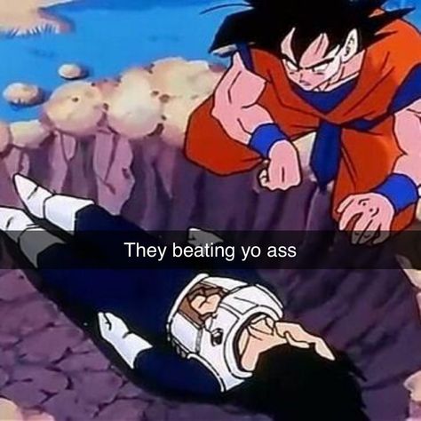 Goku Beaten Up, Dragon Ball Pfp, Dragon Ball Reaction Pics, Vegeta Funny, Dragonball Wallpaper, Goku Funny, Dragon Ball Cursed Pic, Goku Meme, One Piece Memes Funny