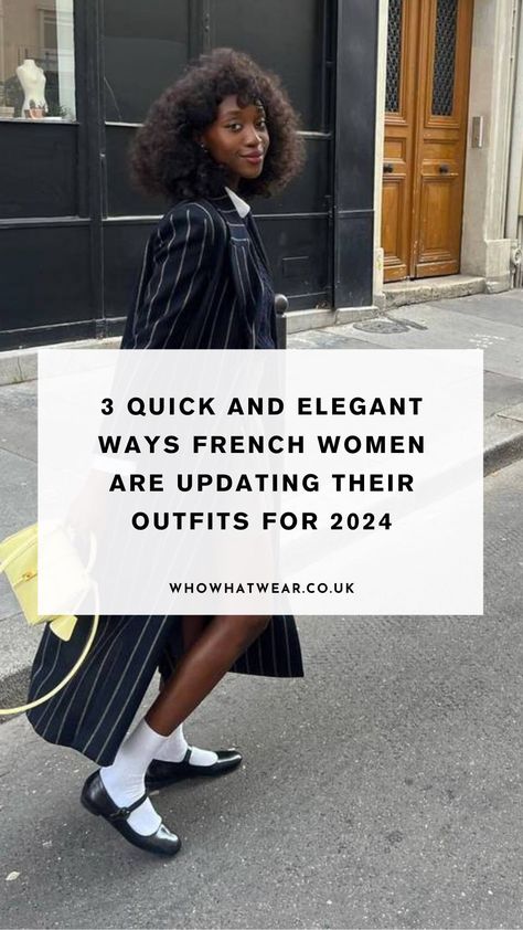 I've found three ways French women are updating their outfits for 2024âsee their easy switches here. Black Dress French Style, French Fashion Black Women, French Style Women, French Party Outfit, French Women Little Black Dress, French Women Style Over 50, French Women Eat In A Day, 8 Things French Women Dont Wear, French Style Outfits