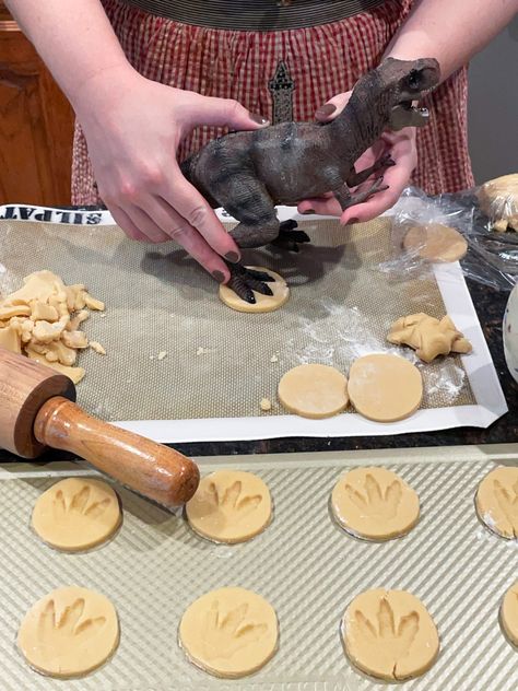 Fossil Cookies, Dinosaur Themed Food, Welcome To Jurassic Park, Dinasour Birthday, Jurassic Park Birthday Party, Dino Dig, Jurassic Park Party, Dinosaur Birthday Theme, Jurassic Park Birthday