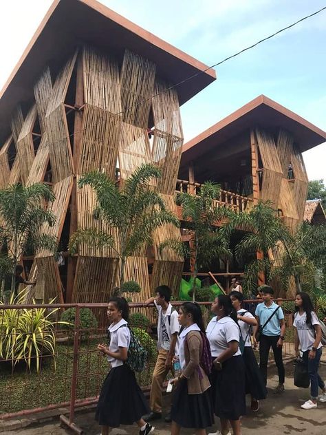 Architecture Philippines, Philippine Culture, Philippine Architecture, Filipino Architecture, Architecture Gallery, Bamboo Building, Building Modern, Fantasy Architecture, Bahay Kubo