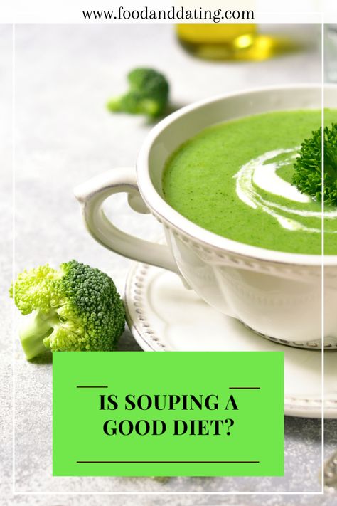 Souping is regularly eating soup for every meal.  There are even companies that will deliver soup meals to homes every day. While many swear by souping, it’s not for everybody. Here are the pros and cons of this new fad diet | soup and diet | diet soup | healthy soup benefits | miso soup benefits | souping diet weightloss #soupingdiet #healthysoupbenefits Miso Soup Benefits, Health Soup, Meal Prep For Beginners, Healthy Living Motivation, Nutrition Activities, Best Meal Prep, Soup Diet, Healthy Living Recipes, Quick Healthy Meals