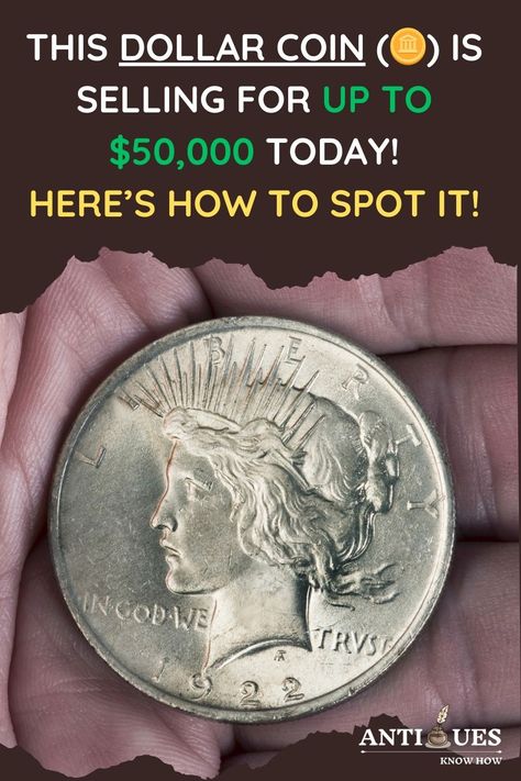 How to Spot a Valuable Peace Dollar Coin & Value It Dollar Coin Value, Silver Dollar Value, Old Coins Value, Become Rich, Old Coins Worth Money, Peace Dollar, Rare Coins Worth Money, Coin Display, Coin Grading