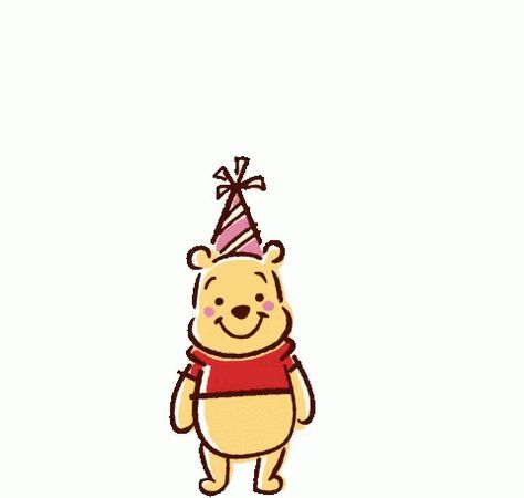 Winnie The Pooh GIF - WinnieThePooh - Discover & Share GIFs Winnie The Pooh Happy Birthday, Pooh Happy Birthday, Winnie The Pooh Gif, Winnie The Pooh Drawing, Happy Birthday Gif, Pooh Birthday, Winnie The Pooh Pictures, Birthday Cartoon, Happy Birthday Art