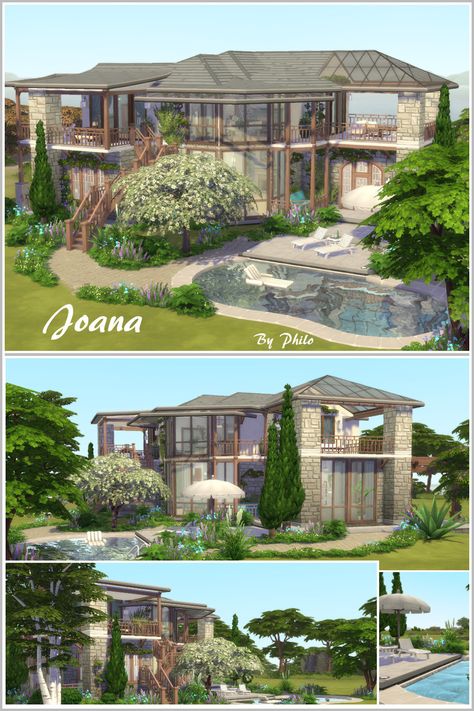 Built on a 30X30 lots, Joana has 3 bedrooms and 2 bathrooms. Two rooms still have to be furnished.
#ShowUsYourBuilds #thesims4 #Sims4 #sims4game #ts4house #ts4build #ts4builds #ts4nocc #ts4mm #simsbuilds #ts4 #sims4housebuild #sims4house #sims4home #sims5 #thesimsresourcedotcom #sims4build #simshousedesign #thesims4housebuild I hope you like it. 40 X 30 Sims House, Sims 4 Hidden Door, Sims 4 House Shell Cc, Sims 40x30 House, Sims 4 House With Pool, Sims 4 30x30 House, Sims 4 1 Story House, Sims 4 Jungle House, Sims 4 House Gallery