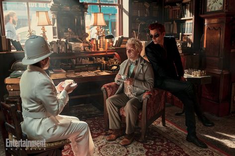 David Tennant Michael Sheen, David Tennant And Michael Sheen, Good Omens Season 2, Good Omens 2, Beloved Book, Michael Sheen, Good Omens, Neil Gaiman, 8 Days