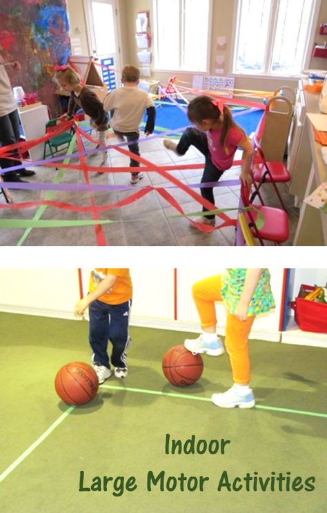 indoor large motor activities for kids Large Motor Activities, Physical Activities For Preschoolers, Sports Activities For Kids, Physical Activities For Kids, Gross Motor Activities, Motor Skills Activities, Movement Activities, Indoor Activities For Kids, Skills Activities