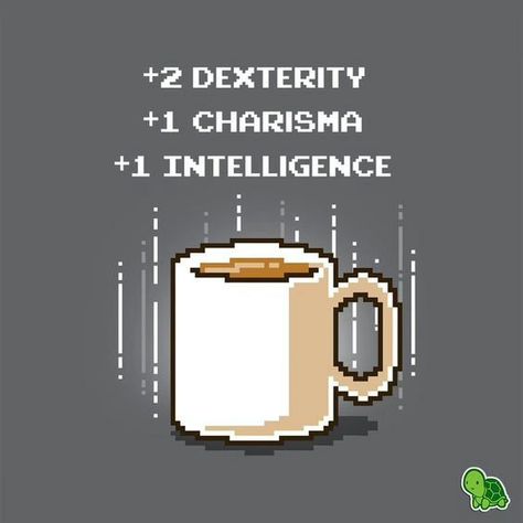 Leveling up. #coffee #MorningsSuck #geeklife Power Up, Coffee Tattoos, Coffee Barista, Leveling Up, Coffee Games, Coffee Talk, Geek Life, Pixel Art Design, Cool Wallpapers Art