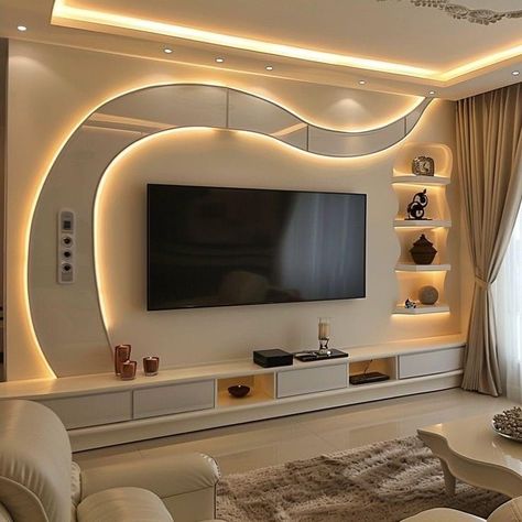 Tv Cabinate Design, Bedroom Gypsum Ceiling Design, Cabinate Design, Bedroom Gypsum, Tv Wall Design Modern Luxury, Lcd Wall Design, Bedroom Sets Furniture Queen, Tv Cabinet Design Modern, Lcd Panel Design