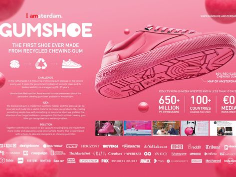 Clio Awards Winning Ad by  for Amsterdam Metropolitan Area / Iamsterdam Clio Advertising Awards, Cannes Boards Design, Concept Board Advertising, Campaign Board, Chewing Gum Brands, Case Board, Layout Portfolio, Advertising Awards, Sc Johnson