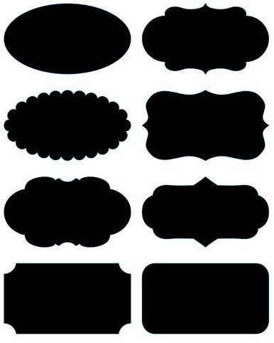 Native Spring Waterproof Chalkboard Labels, 40 Pack 2 x 3.5 Inches, Black Vinyl Plastic Plastic Candy Jars, Spring Chalkboard, Mason Jar Glasses, Photoshop Shapes, Chalkboard Markers, Jar Stickers, Vinyl Plastic, Photo Album Design, Canned Goods