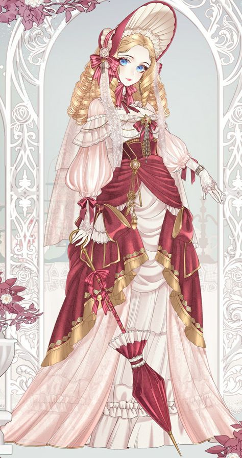 Manhwa Gowns, Anime Dresses, Waltz Dress, Helix Waltz, Dress Design Drawing, Fairytale Fashion, Royal Dresses, Illustration Fashion Design, Anime Dress