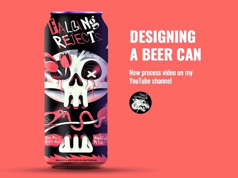 Beer Graphic, Drinks Packaging Design, Page Layout Design, Motion Design Video, Beer Cans, Visual Identity Design, Beer Packaging, Beer Design, Portfolio Inspiration