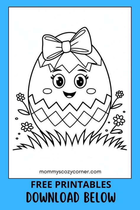 Looking for Easter coloring pages? I've got oyu! Check out my Easter Egg coloring pages and download them for free for your kids or even yourself! Egg Coloring Pages, Easter Egg Printable, Easter Egg Coloring, Free Printables For Kids, Free Download Printables, Egg Coloring Page, Egg Coloring, Easter Egg Coloring Pages, Easter Bunny Colouring