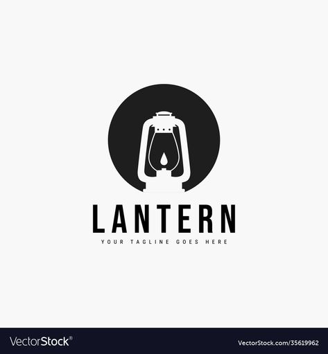 Lantern Logo, Lantern Illustration, Idea Box, Oil Lantern, H Logos, Lantern Lamp, Church Ideas, Vector Illustration Design, Logo Design Creative