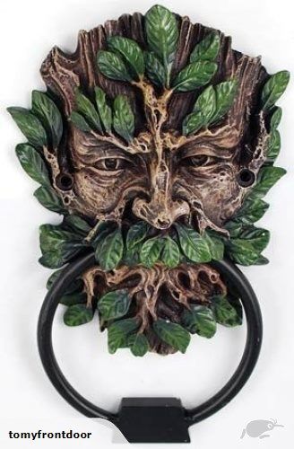 Celtic Greenman Green Man Door Knocker | Trade Me Door Knockers Unique, Door Knobs And Knockers, Porte Cochere, Iron Ring, Church Architecture, Beltane, Door Knocker, Door Furniture, Unique Doors