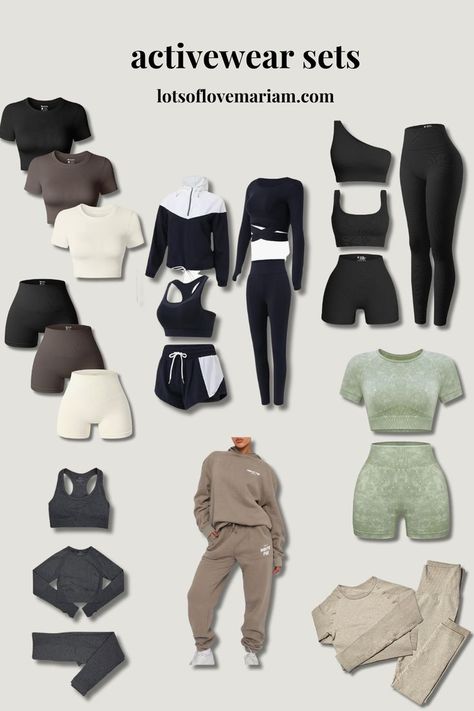 Looking for cute activewear? Amazon's women's activewear sets to make you feel confident whilst working out! #activewearaesthetics #trendyworkoutoutfits Amazon Activewear, Trendy Workout Outfits, Activewear Outfits, Trendy Activewear, What Is Self, Amazon Clothes, Books For Self Improvement, Healthy Lifestyle Motivation, Women Yoga