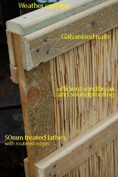 Reed Fence Ideas, Reed Fencing Ideas, Paver Garden, Tropical Permaculture, Reed Fence, Reed Fencing, Home Fencing, Bamboo Privacy, Fence Plants